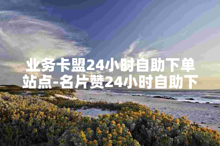 业务卡盟24小时自助下单站点-名片赞24小时自助下单平台实惠