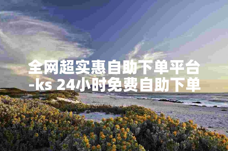 全网超实惠自助下单平台-ks 24小时免费自助下单网站