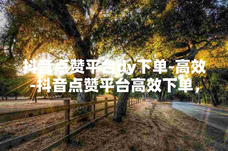 抖音点赞平台dy下单-高效-抖音点赞平台高效下单，保障优质体验-抖音全天候服务平台-抖音全天优惠下单平台深度解析