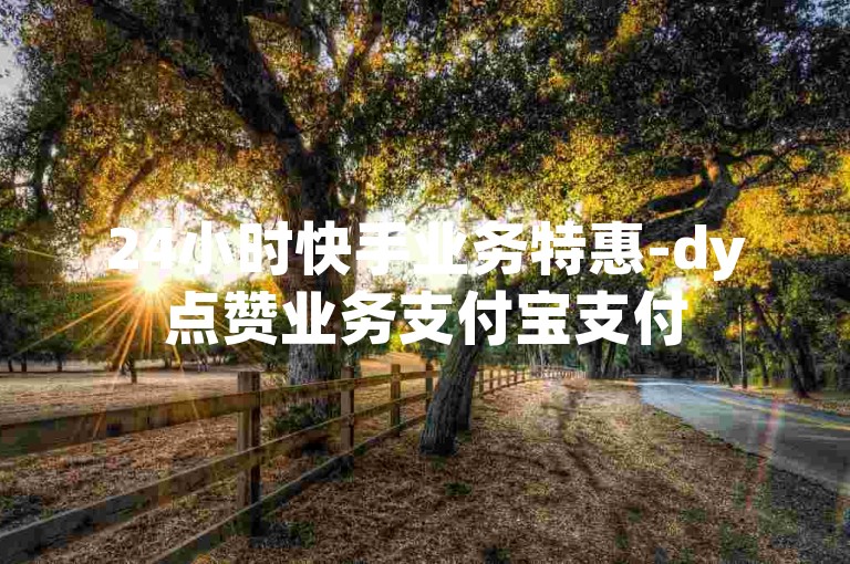 24小时快手业务特惠-dy点赞业务支付宝支付