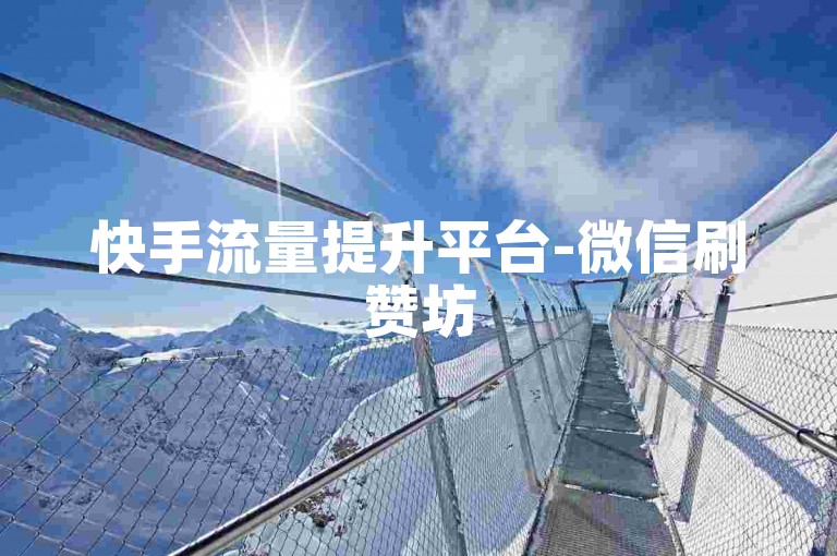 快手流量提升平台-微信刷赞坊