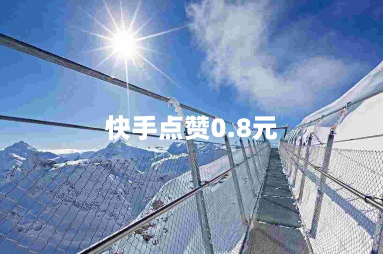快手点赞0.8元500个 - 快手服务随时到账超便捷