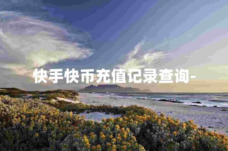 快手快币充值记录查询-