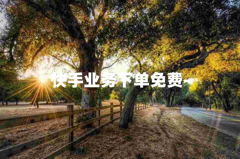 快手业务下单免费-