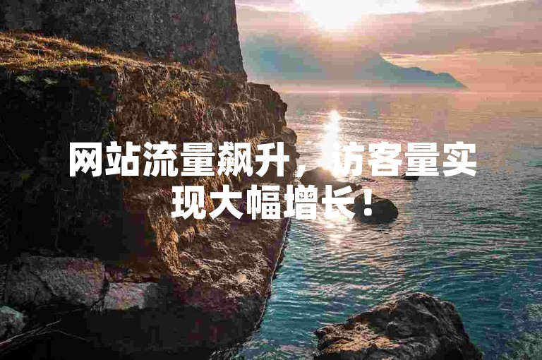 网站流量飙升，访客量实现大幅增长！