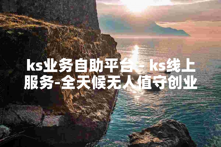 ks业务自助平台 - ks线上服务-全天候无人值守创业项目加盟