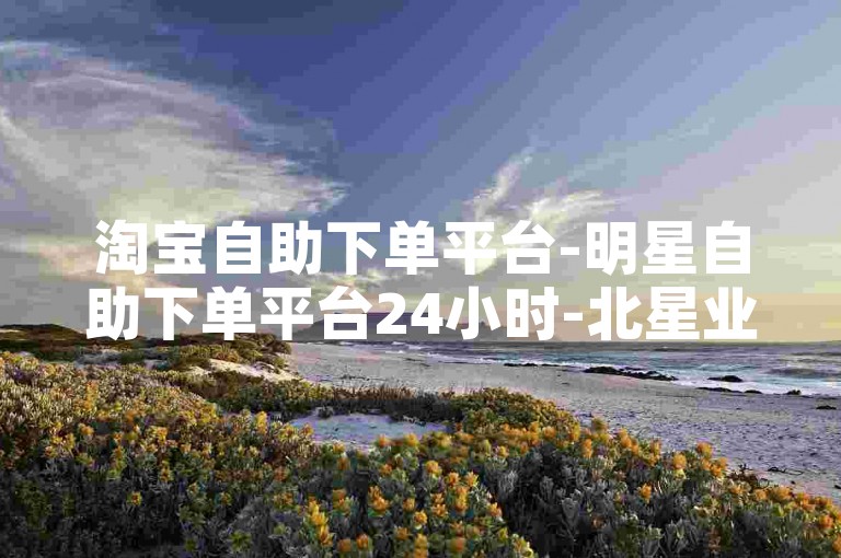 淘宝自助下单平台-明星自助下单平台24小时-北星业务网-快手业务24小时在线下单免费