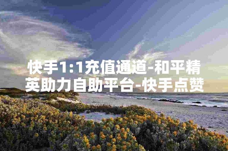 快手1:1充值通道-和平精英助力自助平台-快手点赞平台-实惠粉自助下单
