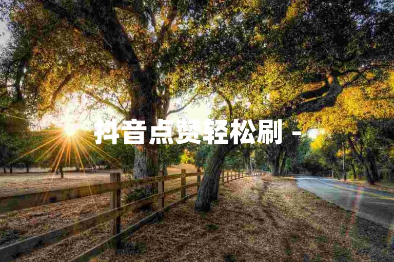 抖音点赞轻松刷 -