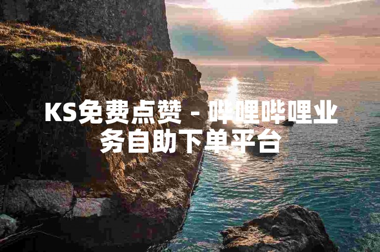 KS免费点赞 - 哔哩哔哩业务自助下单平台